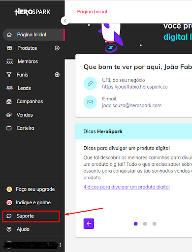 Como solicitar reembolso – HeroSpark